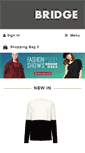 Mobile Screenshot of bridgefashion.com